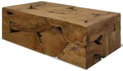 vidaXL Măsuță de cafea, 90 x 50 x 30 cm, lemn de tec natural, maro (244558) - comfy Masa de cafea
