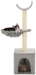 vidaXL Ansamblu pisici, stâlpi funie de sisal, 105 cm, gri (170623) - comfy