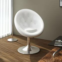 vidaXL Scaun de bar, alb, piele ecologică (240448) - comfy