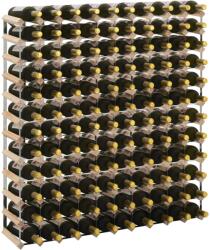 vidaXL Suport sticle de vin pentru 120 sticle, lemn masiv de pin (282472) - comfy