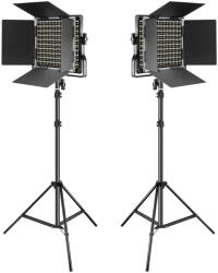 Neewer Kit 2 Panouri Neewer Bi Color 660 LED, trepiezi reglabili 200 cm, gentute transport incluse