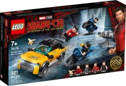 LEGO® Marvel Shang Chi és a tíz gyűrű legendája - Menekülés a tíz gyűrűből (76176)