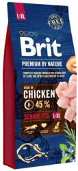 Brit Premium By Nature Senior Large Extra Large L+XL Hrana uscata pentru caini senior de talie mare si foarte mare, cu pui 30 kg (2 x 15 kg)
