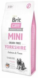 Brit Care Grain Free Mini Yorkshire hrana uscata caini adulti talie mica, somon si ton 14 kg (2 x 7 kg)