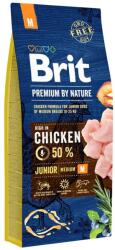 Brit Premium By Nature Junior Medium M hrana uscata caini juniori talie medie, cu pui 30 kg (2 x 15 kg)