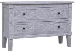 vidaXL Servantă cu 2 sertare, 90x30x60 cm, lemn masiv de mahon (283851) Comoda