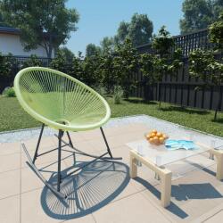 vidaXL Scaun Acapulco de exterior, verde, poliratan (313341) Balansoar