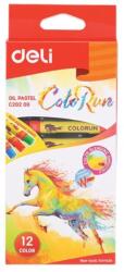 Deli Color Run 12db-os vegyes színű olajpasztell kréta készlet (DEC20200) - tintasziget