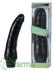 Seven Creations Vibrator negru P-Shape Vinyl 21 cm Seven Creations Vibrator
