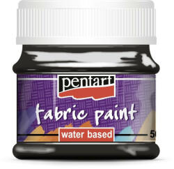 Pentart textilfesték 50 ml - Fekete 44393 (3471)