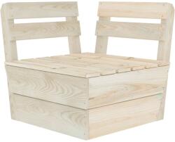 vidaXL Canapea colțar modulară din paleți, lemn de molid tratat (315634)