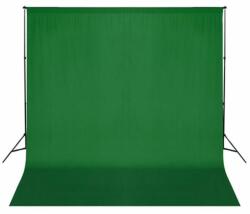 vidaXL Fundal foto, bumbac, verde, 300 x 300 cm, Chroma Key (190002) - comfy