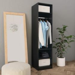 vidaXL Șifonier, negru, 50 x 50 x 200 cm, PAL (800235) Garderoba