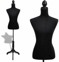 vidaXL Bust pentru dame, negru, manechin croitorie (30028) - comfy