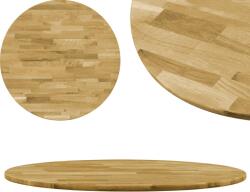 vidaXL Blat de masă, lemn masiv de stejar, rotund, 23 mm, 700 mm (245984) - comfy