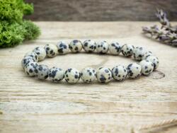 R. M. ékszer Akarat dalmata jáspis ásvány karkötő (14814RM16)