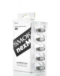 Smok Set 5 Rezistente SMOK NexMesh 0.4 Ohm, SS316 Mesh, Compatibil cu Kitul Smok NexMesh