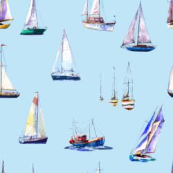 Takoy Fürdőruha rövidnadrág anyag vitorlások