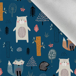 Takoy Softshell anyag téli - petrol forest - új árnyalat