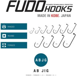 FUDO Hooks Carlige FUDO AB JIG nr. 1, BN-Black Nickel, 7buc/plic (2101-1)