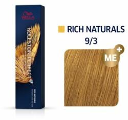 Wella Koleston Perfect Me+ Rich Naturals vopsea profesională permanentă pentru păr 9/3 60 ml - brasty