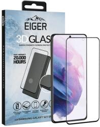 Eiger Folie Samsung Galaxy S21 Ultra Eiger Sticla 3D Edge to Edge Clear Black (EGSP00714)