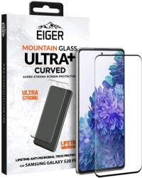 Eiger Folie Samsung Galaxy S20 FE / S20 FE 5G Eiger Sticla 3D Ultra + Case Friendly Clear Black (EGMSP00172)