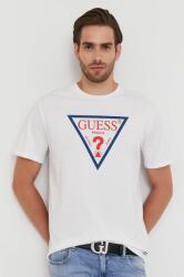 Guess t-shirt fehér, férfi, nyomott mintás - fehér XXL - answear - 9 990 Ft