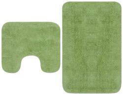 vidaXL Set covorașe baie, 2 buc. , textil, verde (133233) - comfy Covor baie