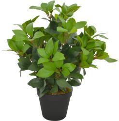 vidaXL Plantă artificială dafin cu ghiveci, verde, 40 cm (280177)