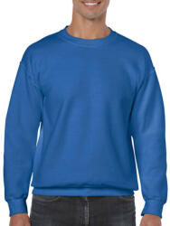 Gildan Uniszex Pulóver Hosszú ujjú Gildan Heavy Blend Adult Crewneck Sweat - XL, Királykék
