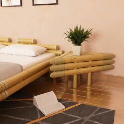 vidaXL Mese noptieră, 2 buc. , 60 x 60 x 40 cm, bambus natural (244606)