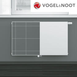 VOGEL&NOOT acéllemez radiátor 21 PM 600x720 síklapú T6 (VN60072021PM-S) (VN60072021PM-S)