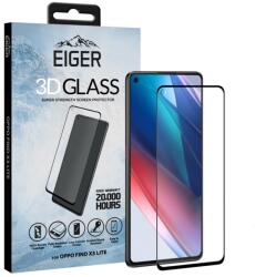 Eiger Folie Oppo Find X3 Lite Eiger Sticla 3D Case Friendly Clear Black (EGSP00734)