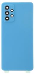tel-szalk-1928948 Samsung Galaxy A72 kék Akkufedél hátlap - kamera lencse burkolati elem ragasztóval (tel-szalk-1928948)