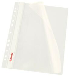 Esselte Dosar plastic cu sina si perforatii alb ESSELTE (ES13583)