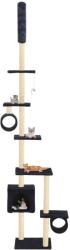 vidaXL Ansamblu pisici, stâlpi funie sisal 260 cm, Bleumarin (170536) - comfy