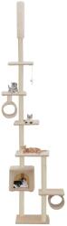 vidaXL Ansamblu pisici, stâlpi funie sisal 260 cm, Bej (170534) - comfy