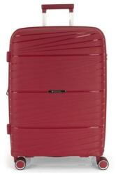Gabol bőrönd közép méret GA-1220M Red ajándék bőröndhuzattal (GA-1220M_Red)