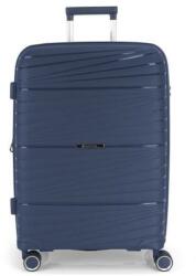 Gabol bőrönd közép méret GA-1220M Blue ajándék bőröndhuzattal (GA-1220M_Blue)