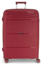 Gabol bőrönd nagy méret GA-1220L Red ajándék bőröndhuzattal (GA-1220L_Red)