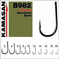 Kamasan Carlige KAMASAN B982 X Strong, Nr. 10, 10 buc. /plic (KHEB982010)
