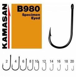 Kamasan Carlige KAMASAN B980 Specimen Eyed, Nr. 4, 10 buc. /plic (KHEB980004)