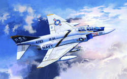 Academy Model de aeronavă 12305 - F-4J "VF-84 JOLLY ROGERS" (1: 48) (36-12305)