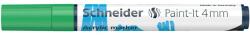 Schneider Marker cu vopsea acrilica Schneider Paint-It 320, varf rotund 4 mm, verde