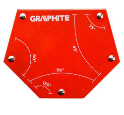 GRAPHITE Vinclu magnetic pentru sudara 111x136x24mm Graphite 56H905 (56H905) Vinclu