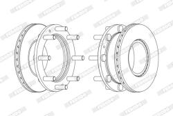 FERODO Disc frana FERODO PREMIER FCR308A (FCR308A)