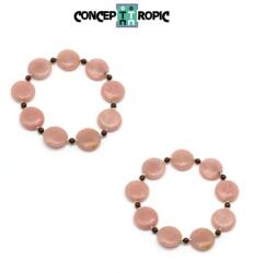  Bratara Manganocalcit Diametru 56 mm - Disc 15 x 5 mm - Accesorii GF - concepttropic - 65,00 RON