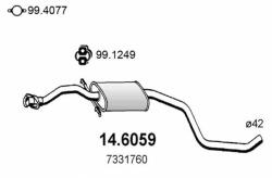 ASSO Toba esapamet intermediara ASSO 14.6059 - automobilus