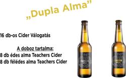 Szeb&Ko Pálinkaház Tripla Alma" Teachers Cider Válogatás 4, 5 % (12 db)